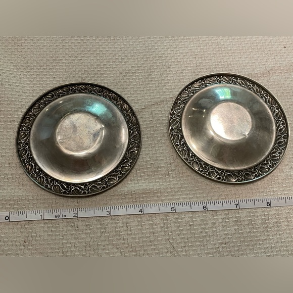 Vintage Sterling Serving Dish Plate platter By WEBSTER CO - Picture 3 of 4